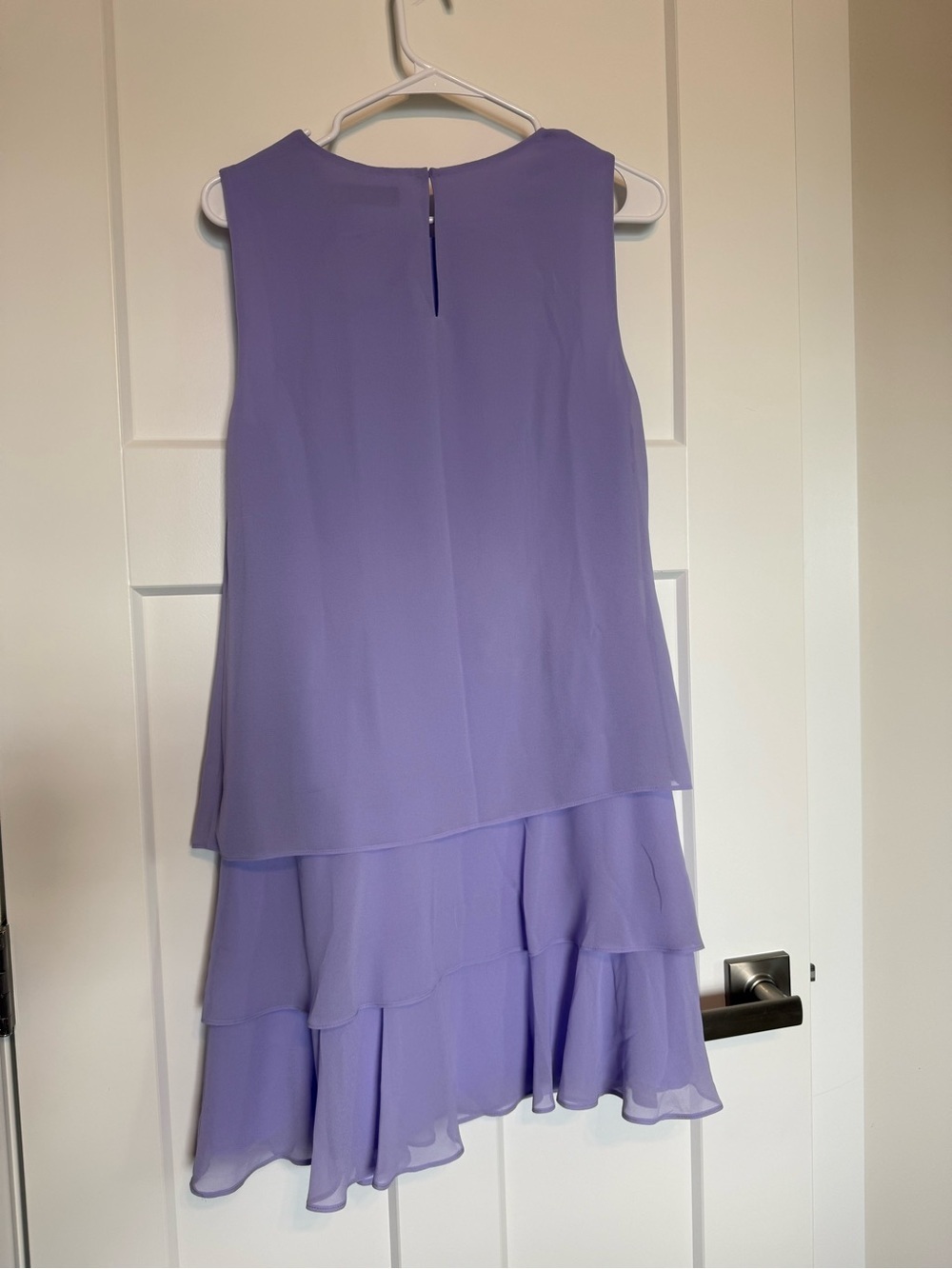 Lauren Ralph Lauren Lavender Layered Sleeveless Mini Dress - Picture 2 of 9